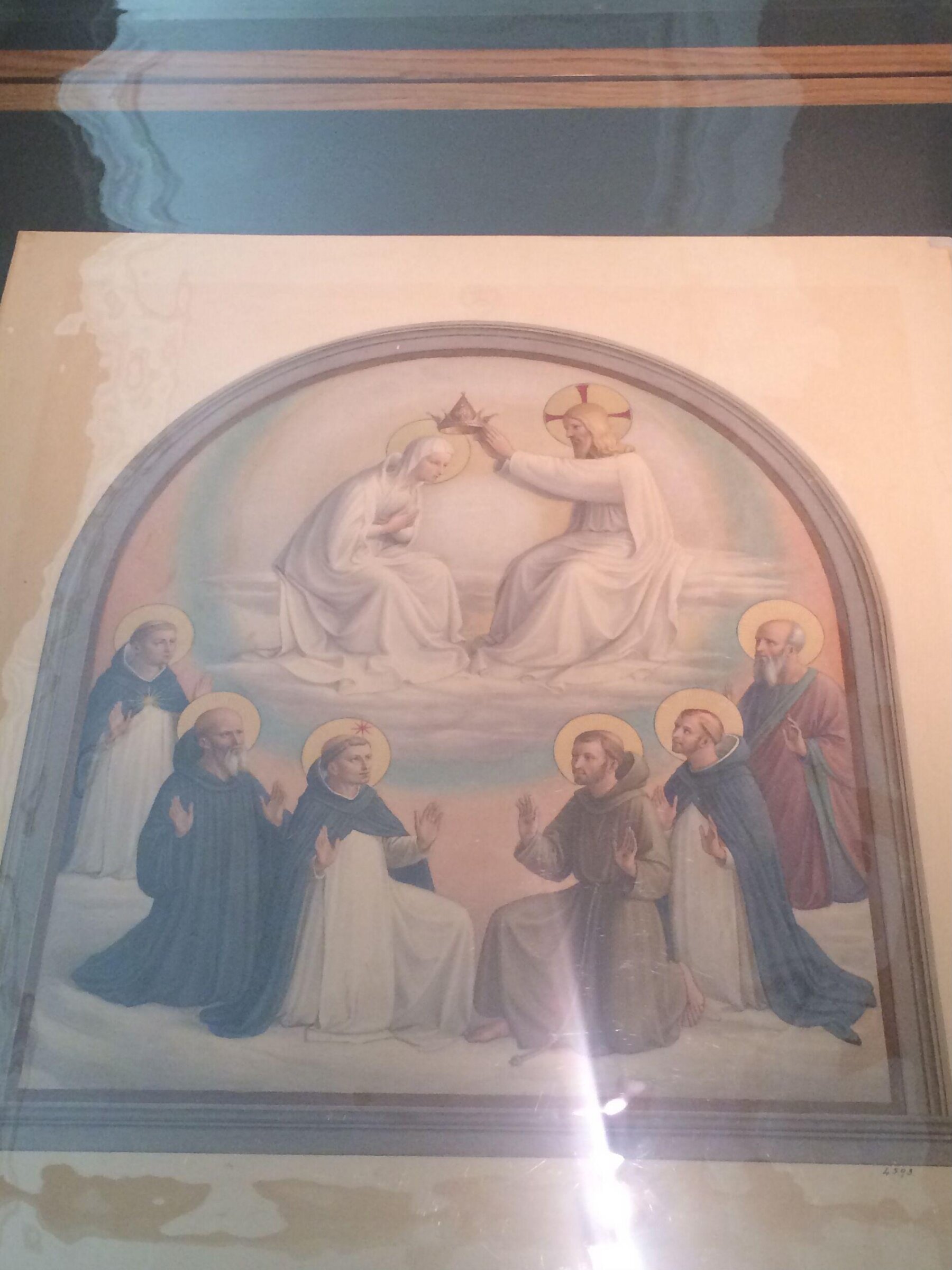 Copy after The Coronation of the Virgin, Fra Angelico in the Convent of San Marco (Florence), Fra Angelico, 1864