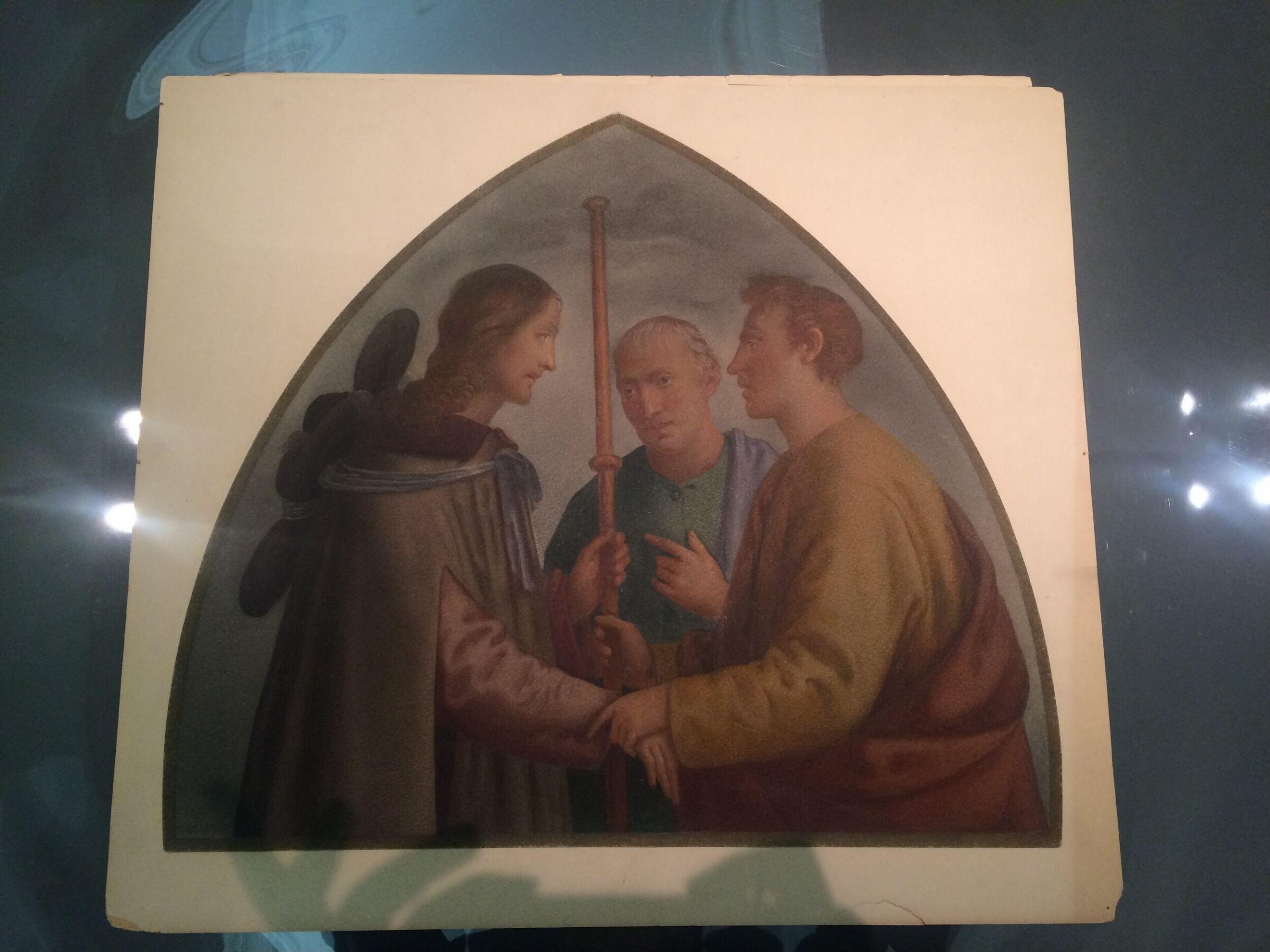 Copy after Christ and Disciples at Emmaus, Fra Bartolomeo in the Convent of San Marco (Florence), Bartolommeo Frà, second half 19th century