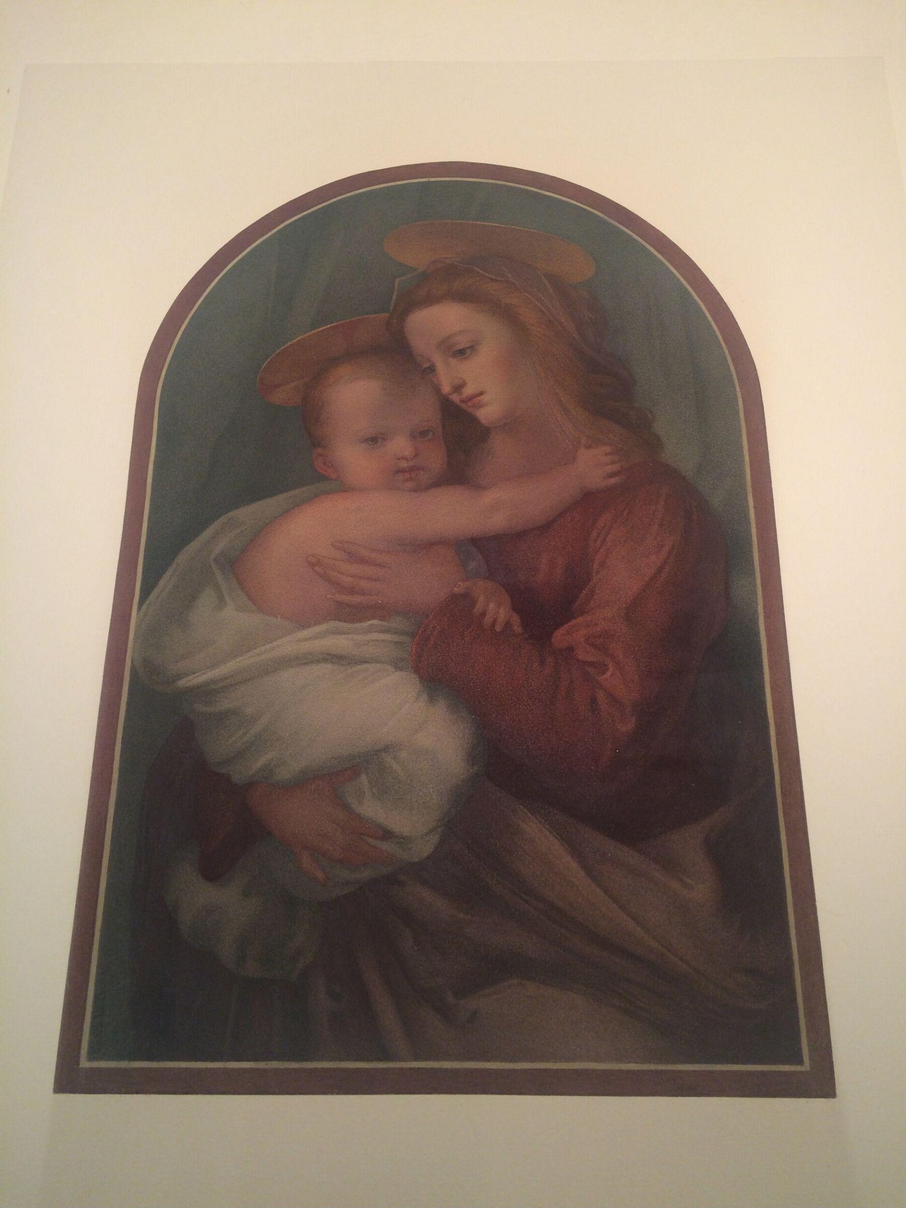 Copy after <i>Virgin and Child</i>, Fra Bartolomeo in the Convent of San Marco (Florence), Bartolommeo Frà, second half 19th century