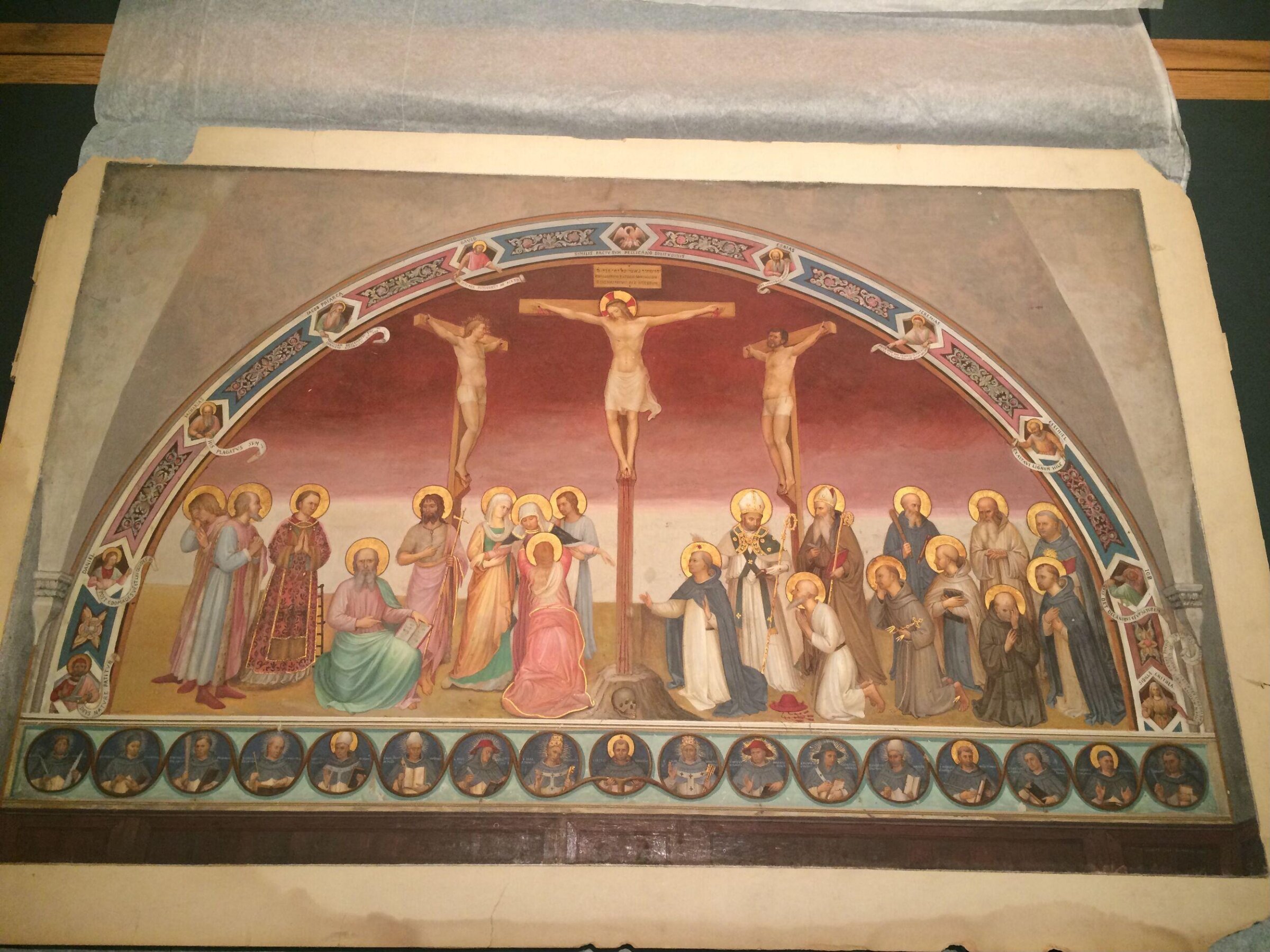 Copy after The Crucifixion, Fra Angelico in the Museo di San Marco (Florence), Fra Angelico, 1864