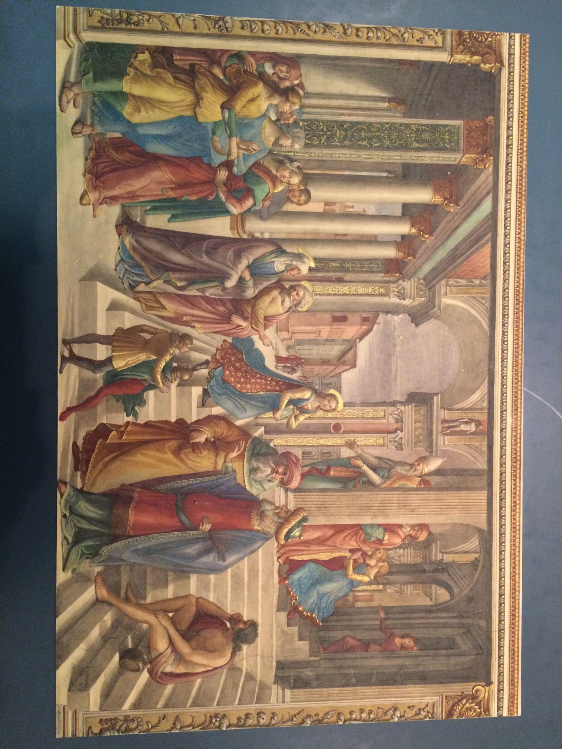 Copy after the Presentation of the Virgin in the temple, Domenico Ghirlandaio in the Tornabuoni Chapel, Santa Maria Novella (Florence), Domenico Ghirlandaio, 1860s-1880s
