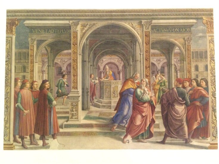 Copy after The Expulsion of Joachim from the Temple, Domenico Ghirlandaio in the Tornabuoni Chapel, Santa Maria Novella (Florence) top image