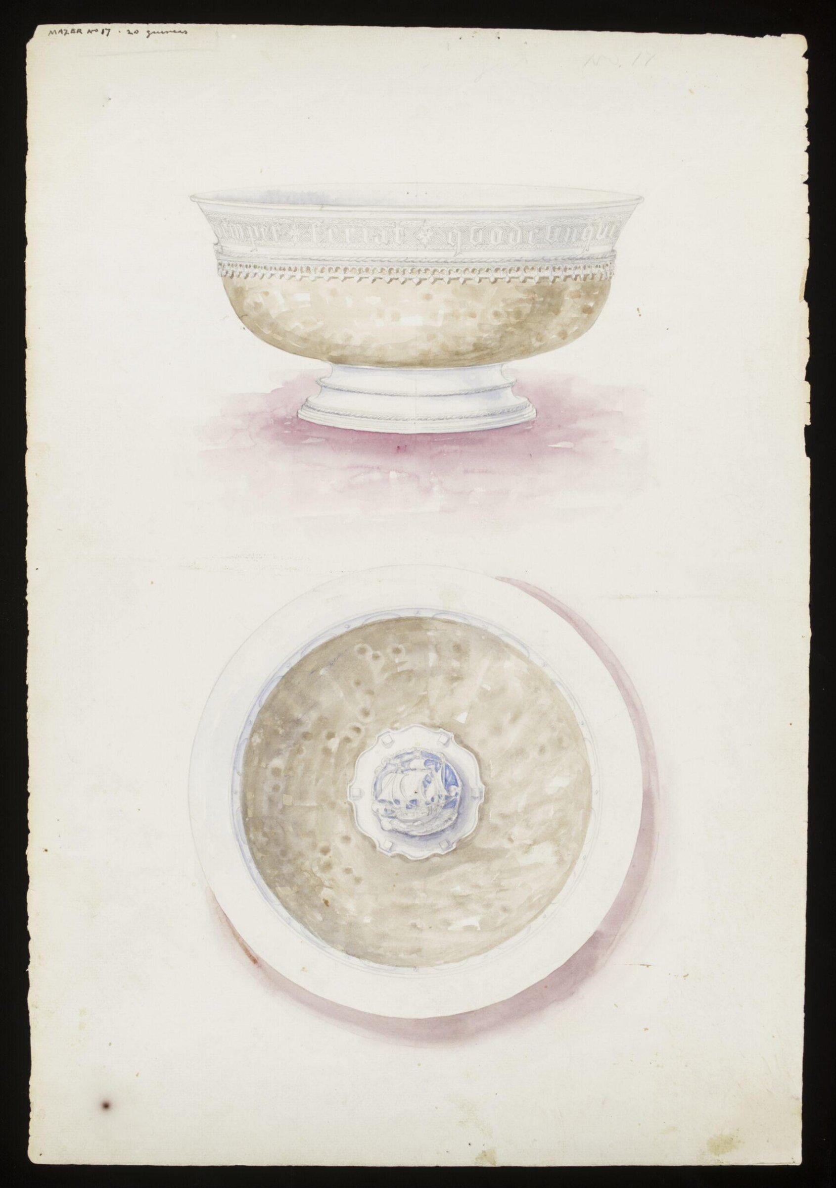 Drawing, Omar Ramsden, c.1933