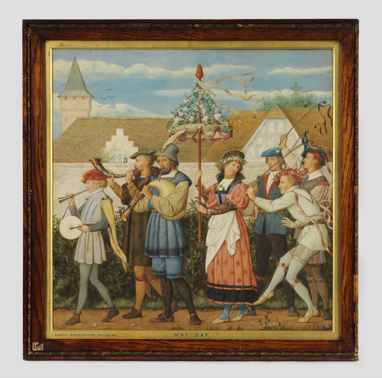 May Day in the Olden Time, Henry Stacy Marks, 1867