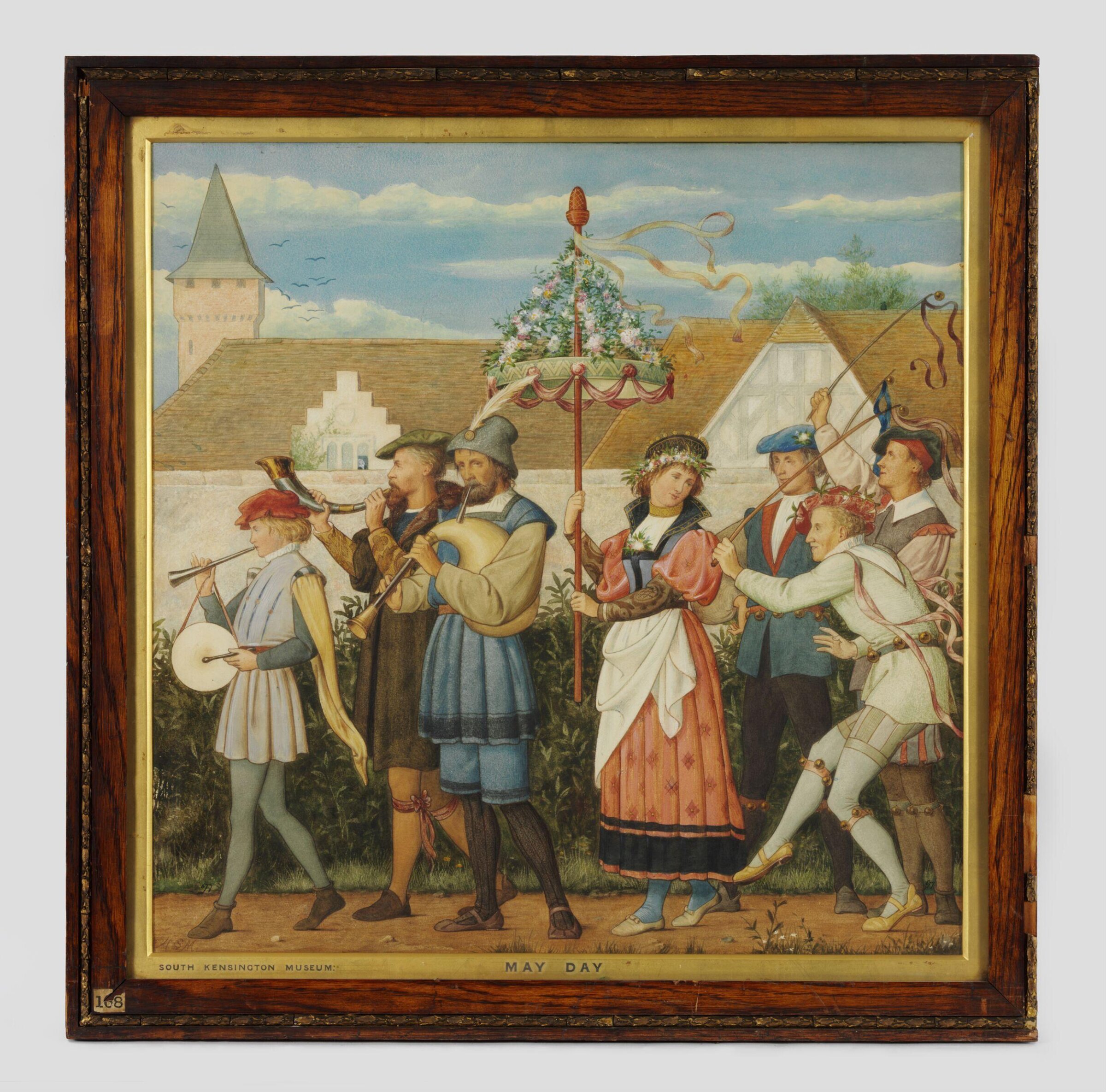 May Day in the Olden Time, Henry Stacy Marks, 1867