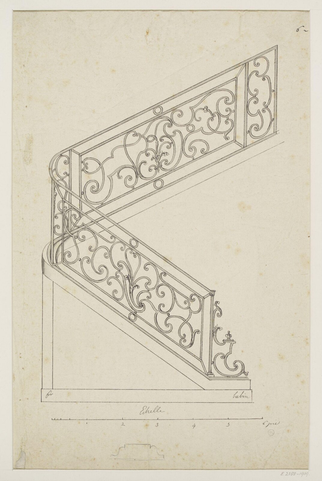 Drawing, Babin, начало XVIII века