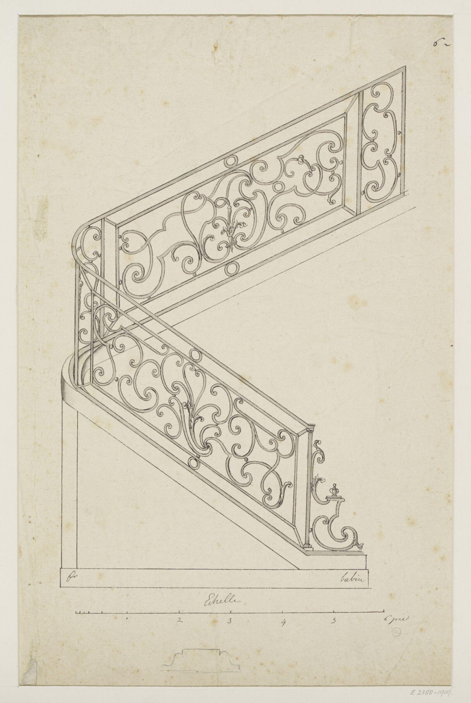 Drawing, Babin, начало XVIII века