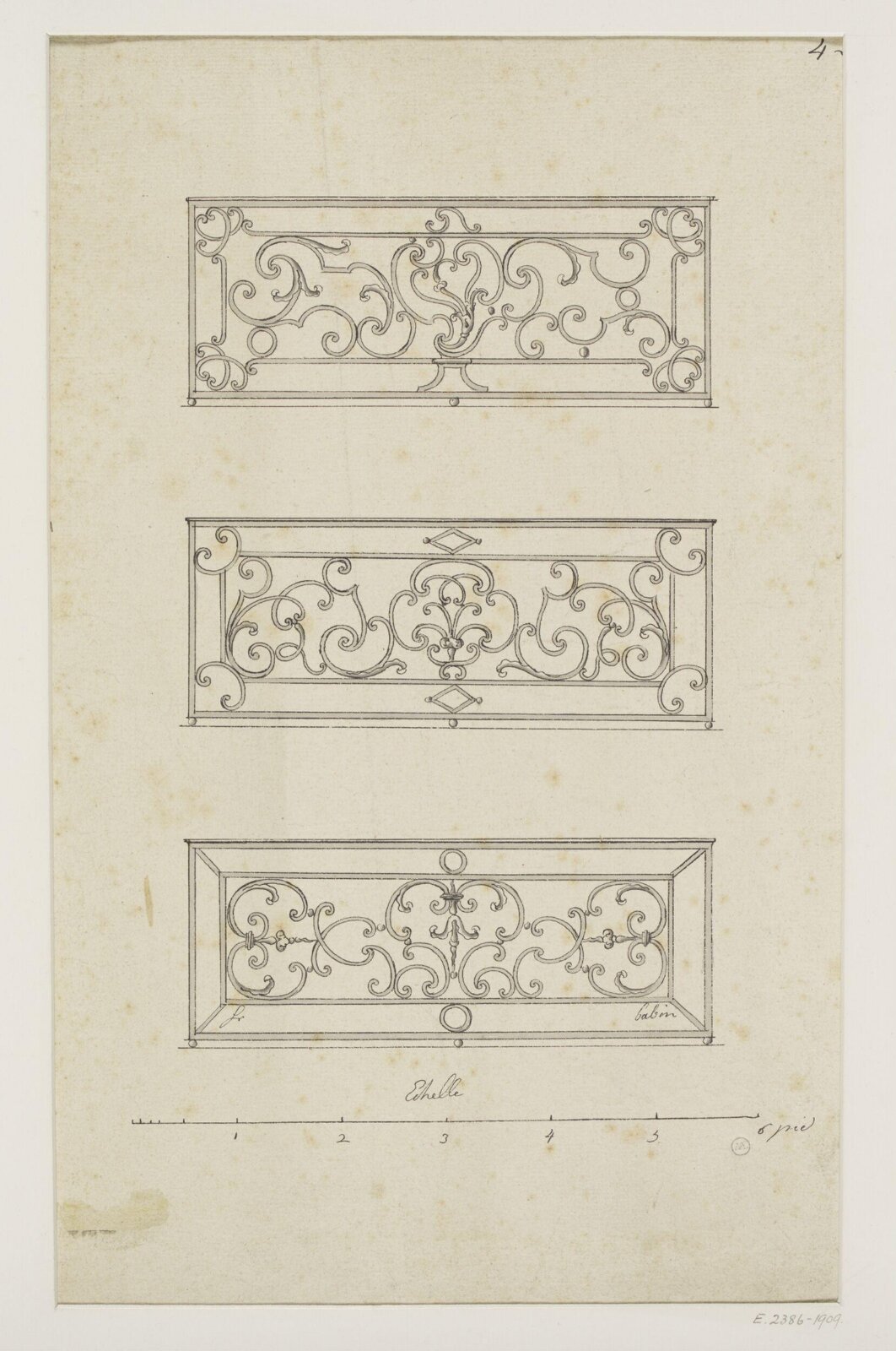 Drawing, Babin, early 18th century