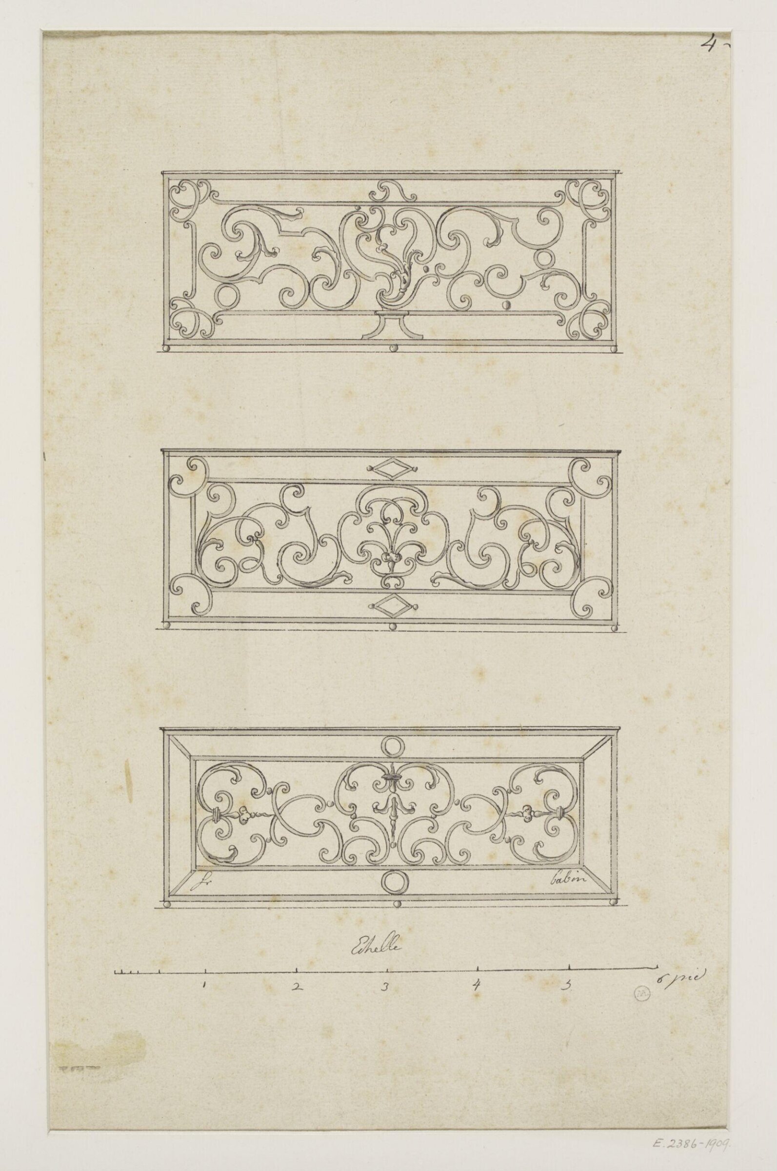 Drawing, Babin, начало XVIII века