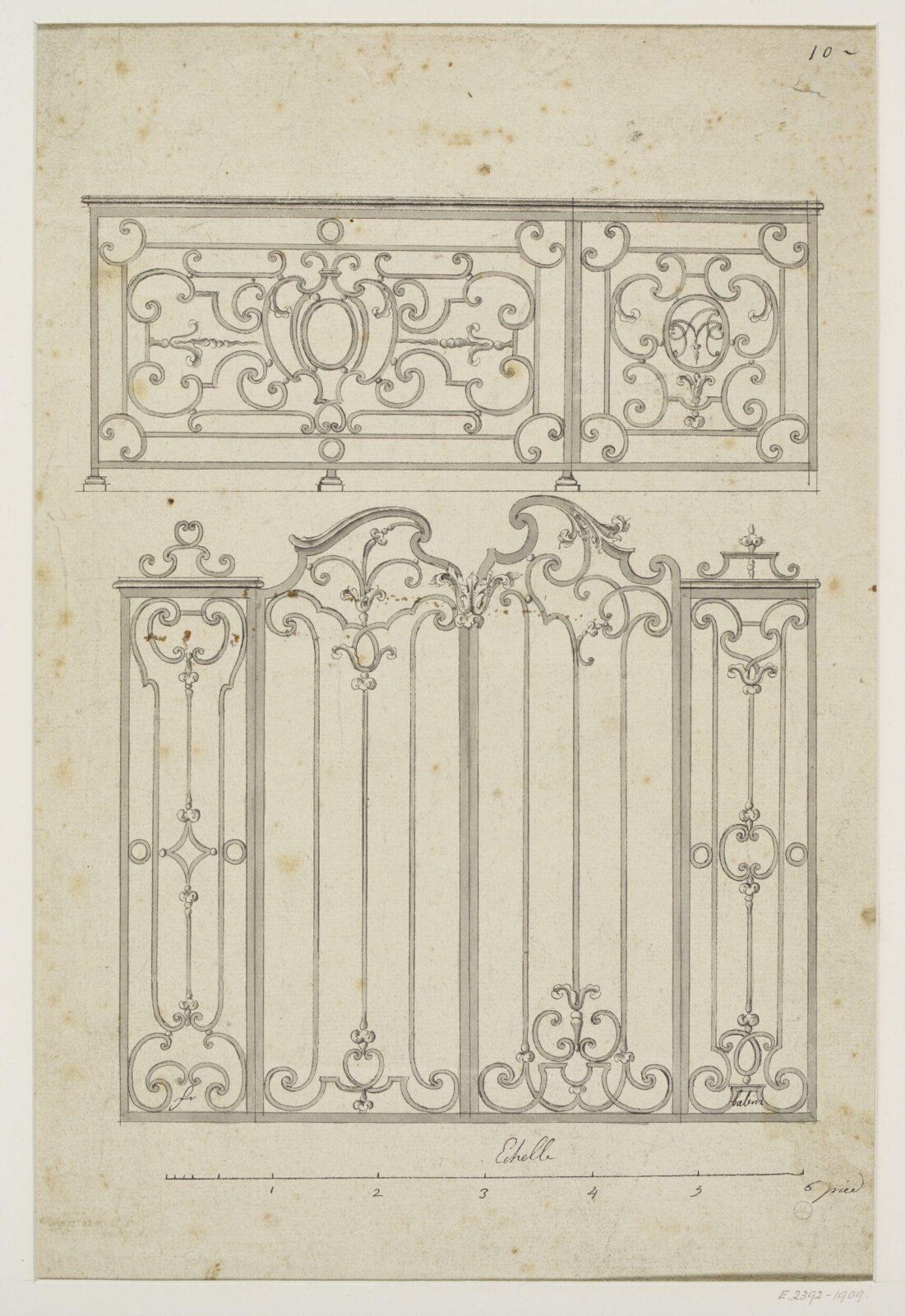 Drawing, Babin, early 18th century