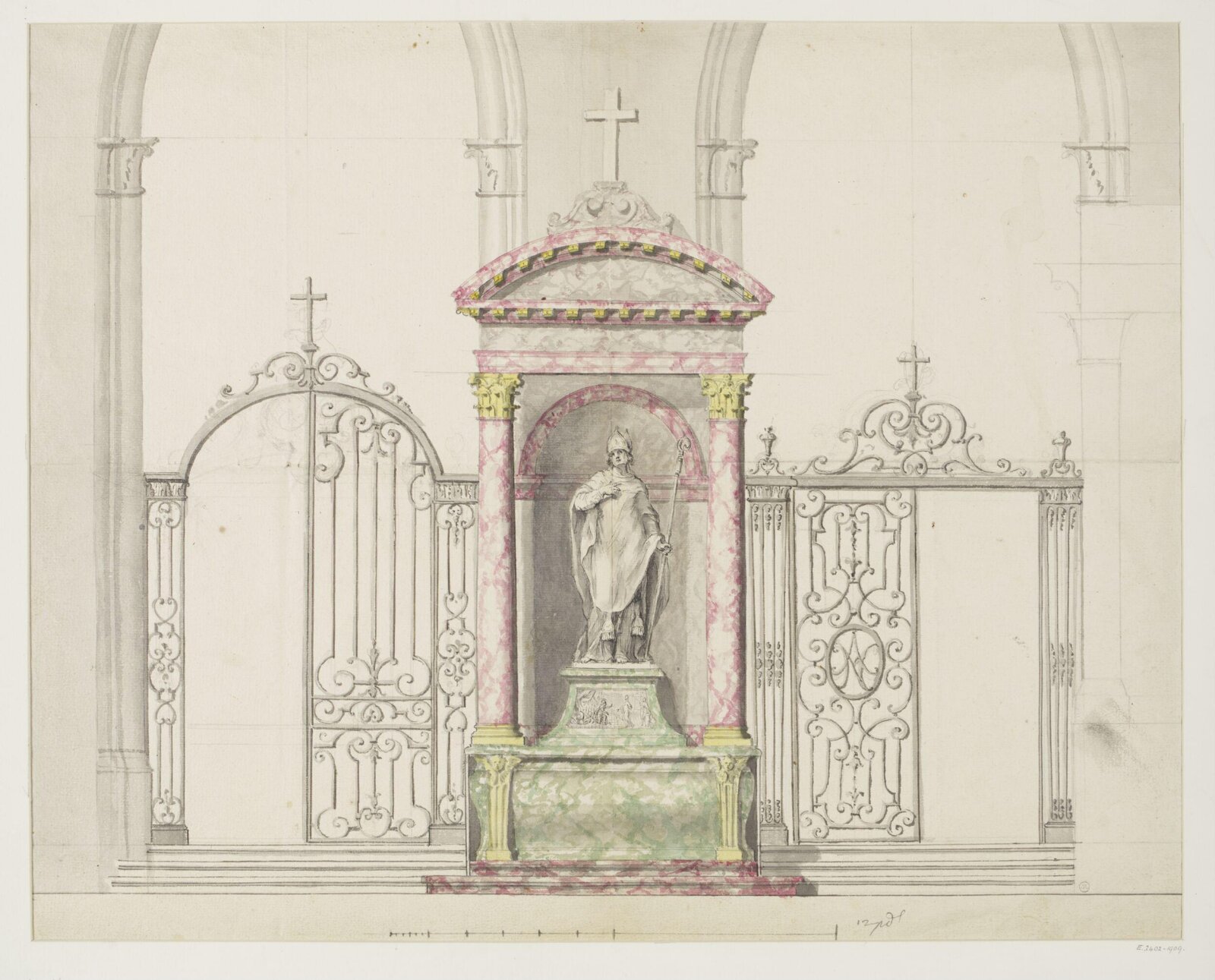 Drawing, Babin, early 18th century