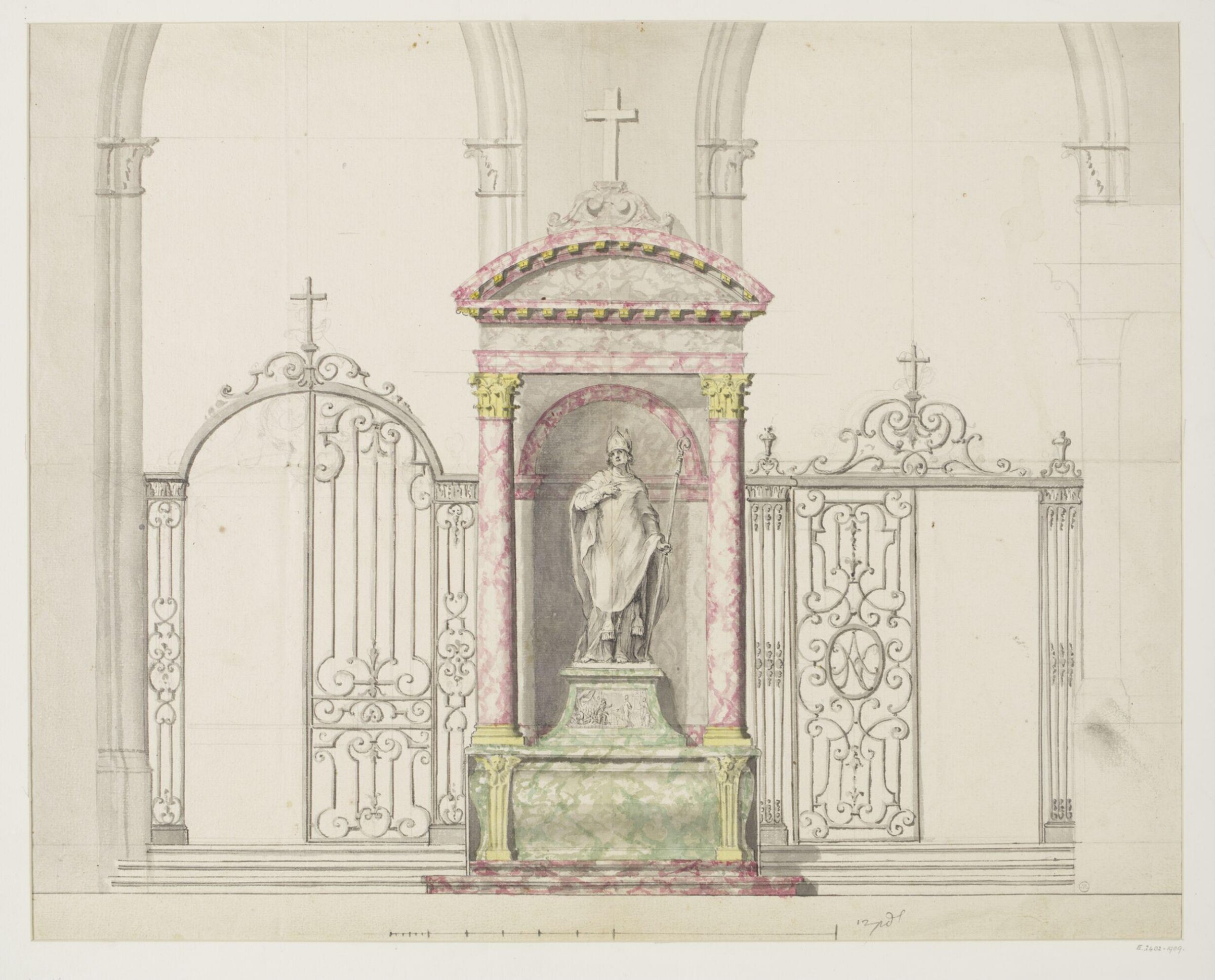 Drawing, Babin, early 18th century