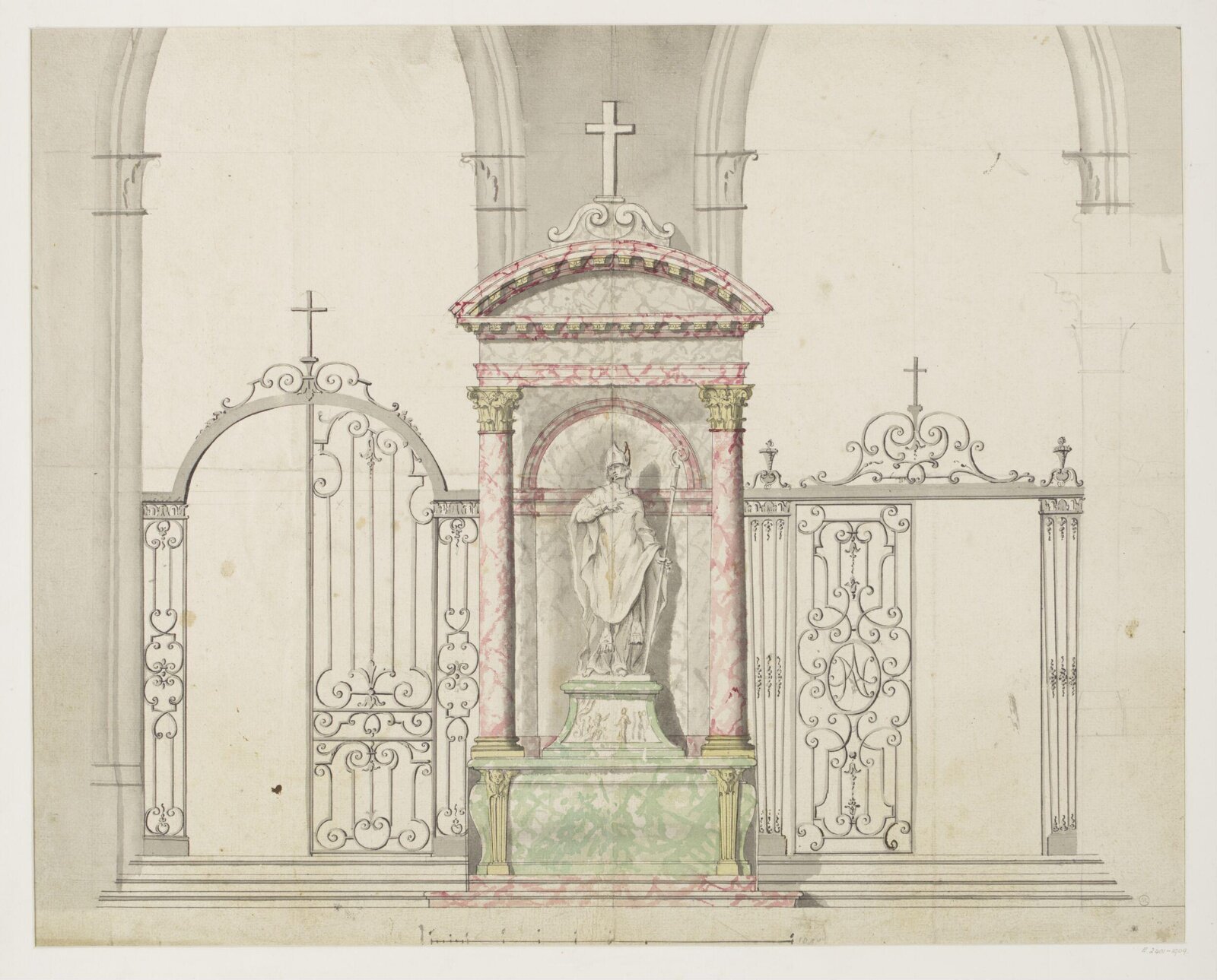 Drawing, Babin, early 18th century