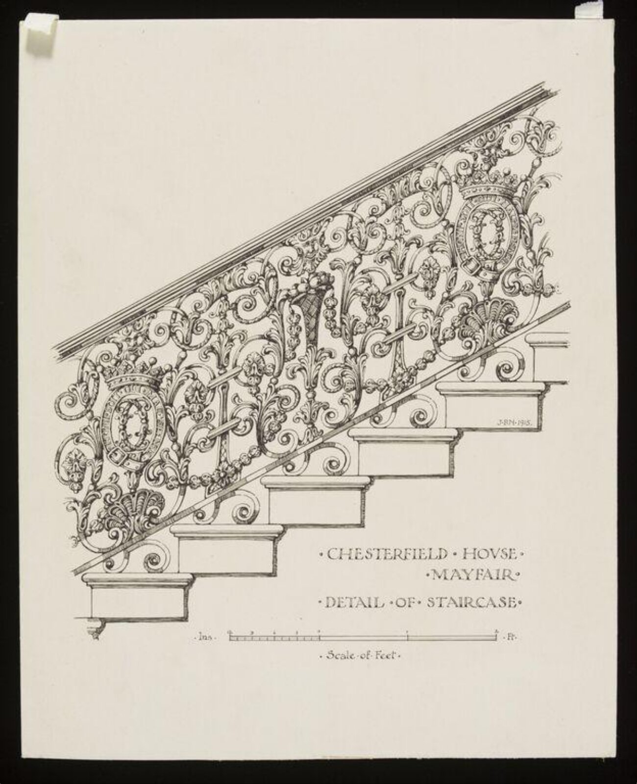 Drawing, John T. Pote-Norris, 1915
