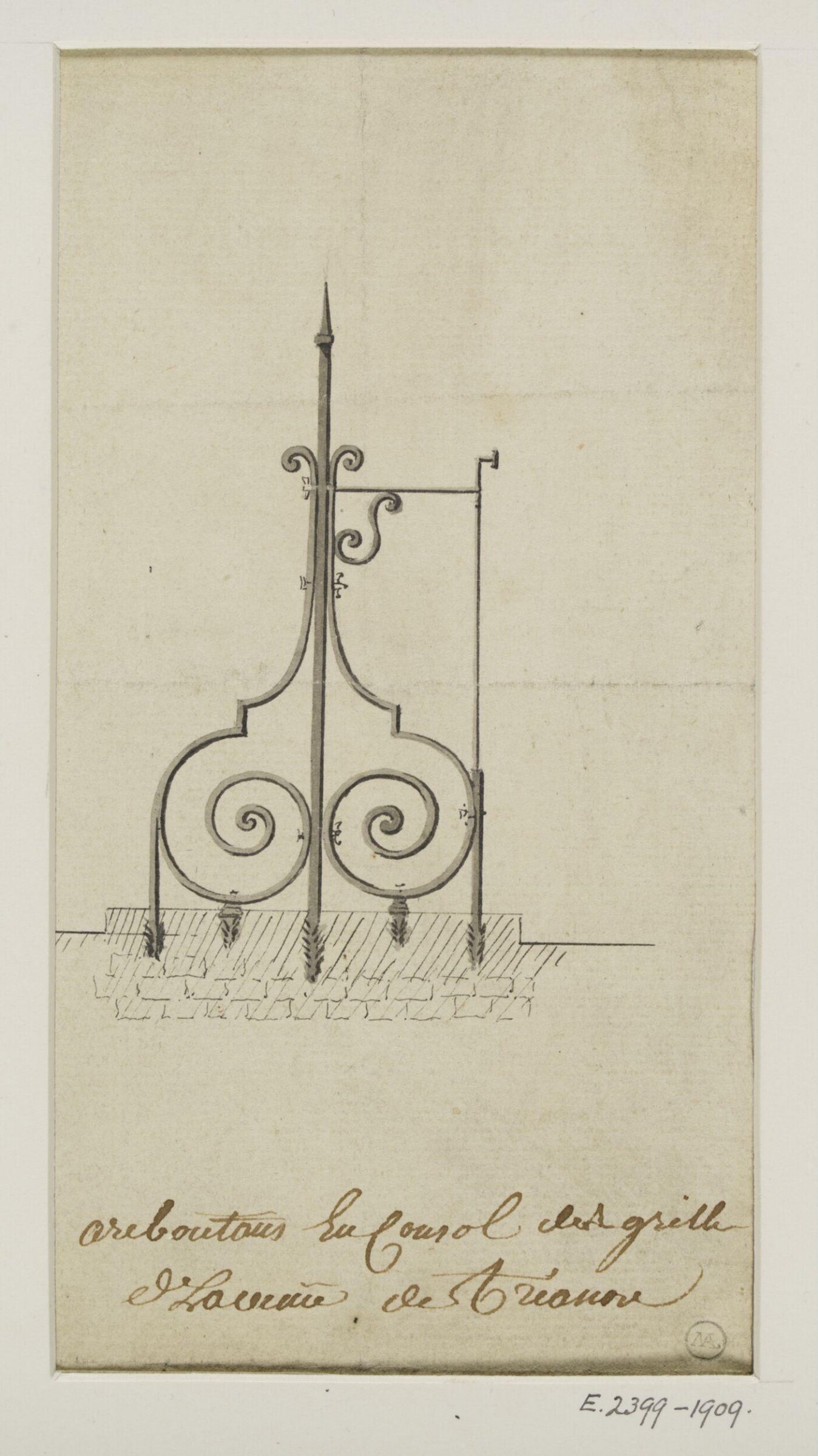 Drawing, Babin, начало XVIII века