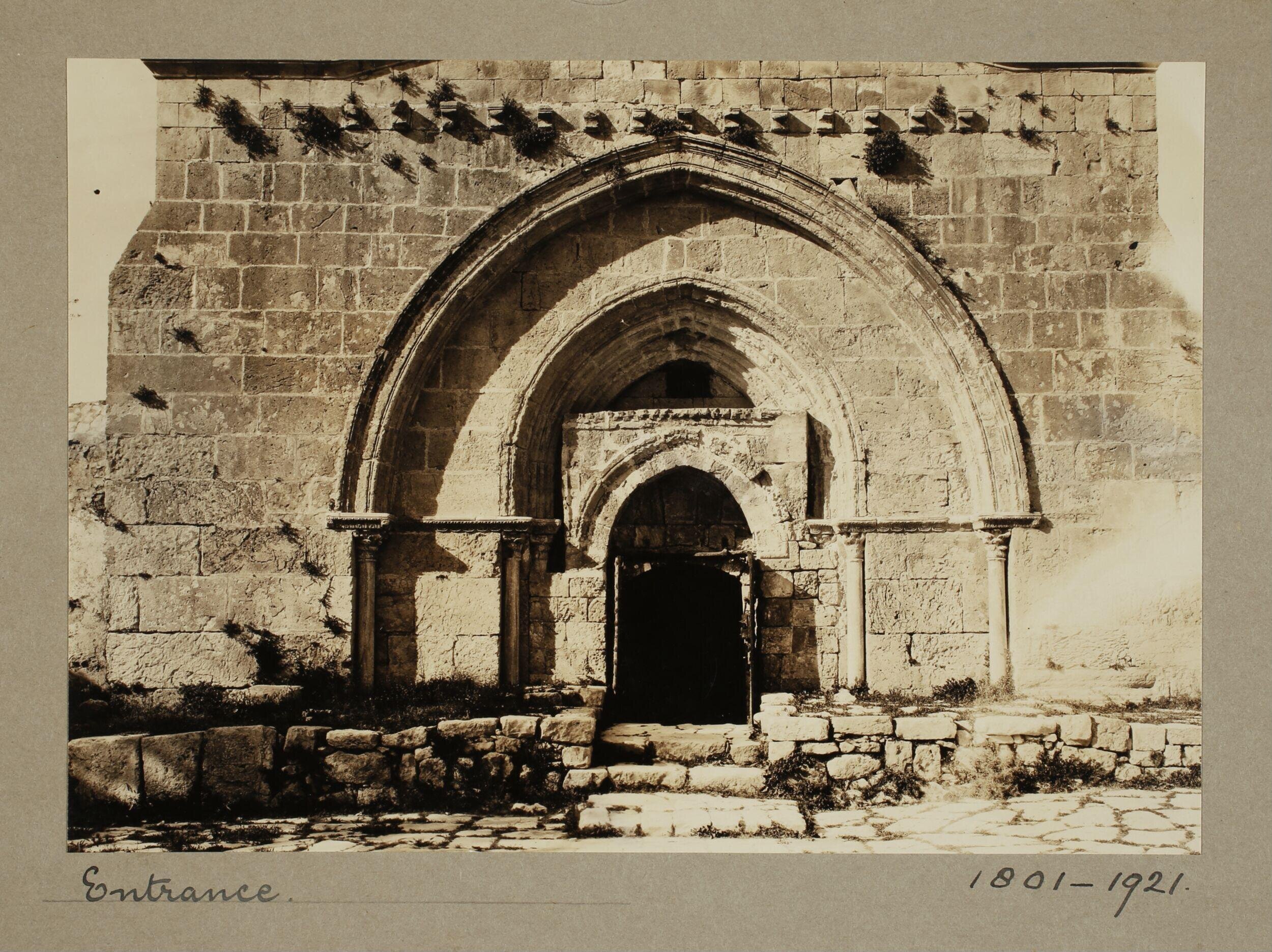 Entrance of Tomb of the Virgin, Jerusalem