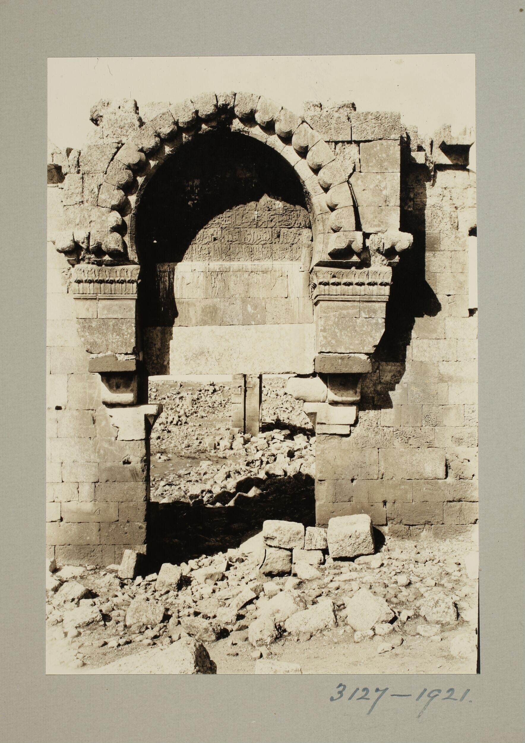 Entrance of the Great Mosque of Harran, Turkey