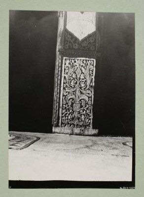 Decoration detail from the beams of al-Aqsa Mosque, Jerusalem