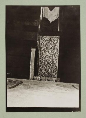 Decoration detail from the beams of al-Aqsa Mosque, Jerusalem