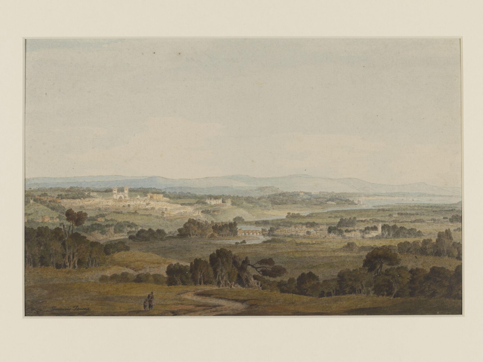 View of Exeter, Francis Towne, ca. late 18th century