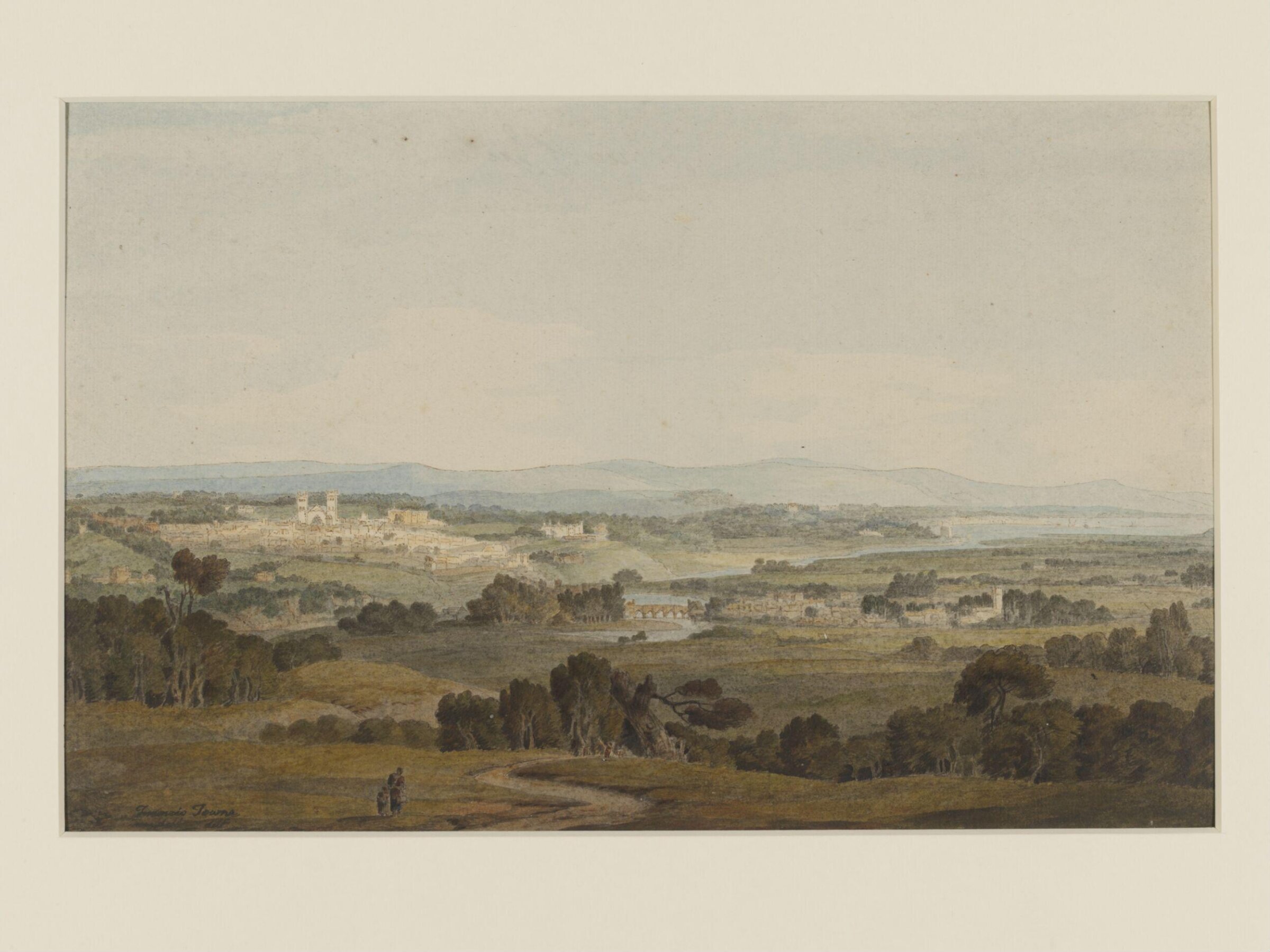 View of Exeter, Francis Towne, ca. late 18th century