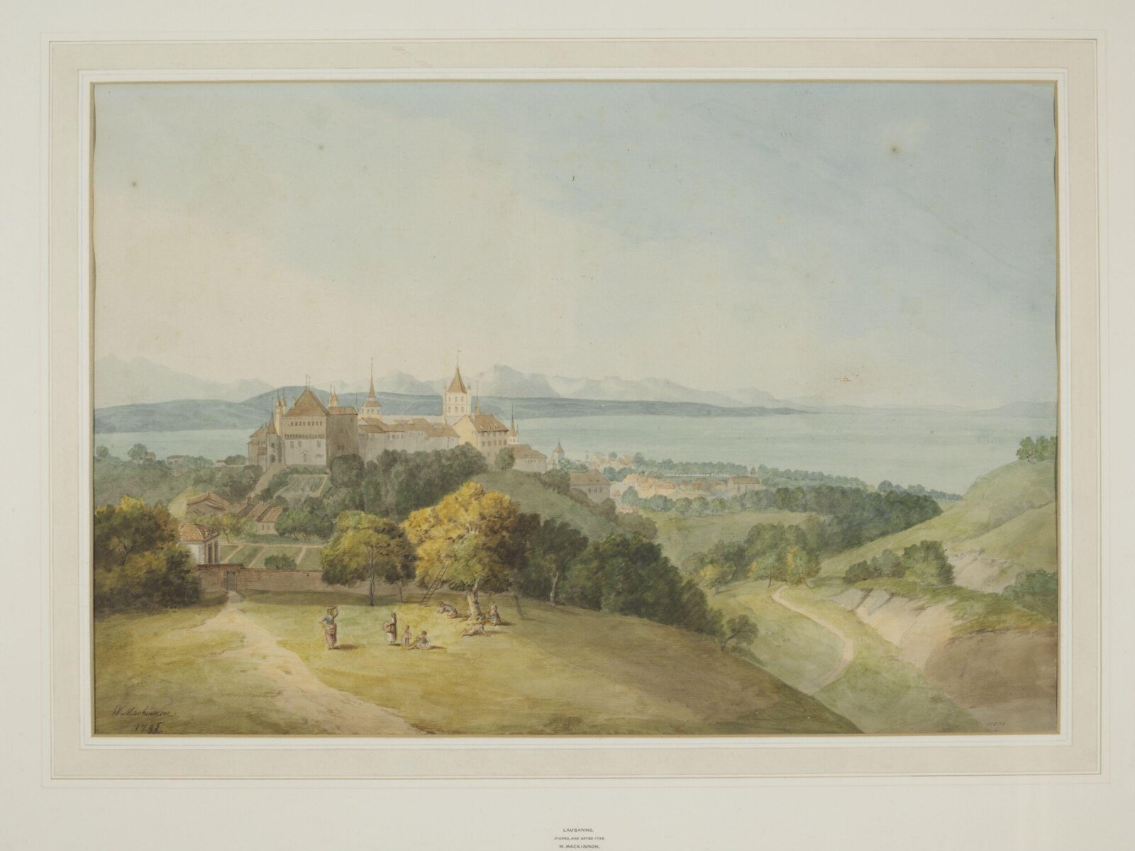 Lausanne, Switzerland, W. Mackinnon, 1798