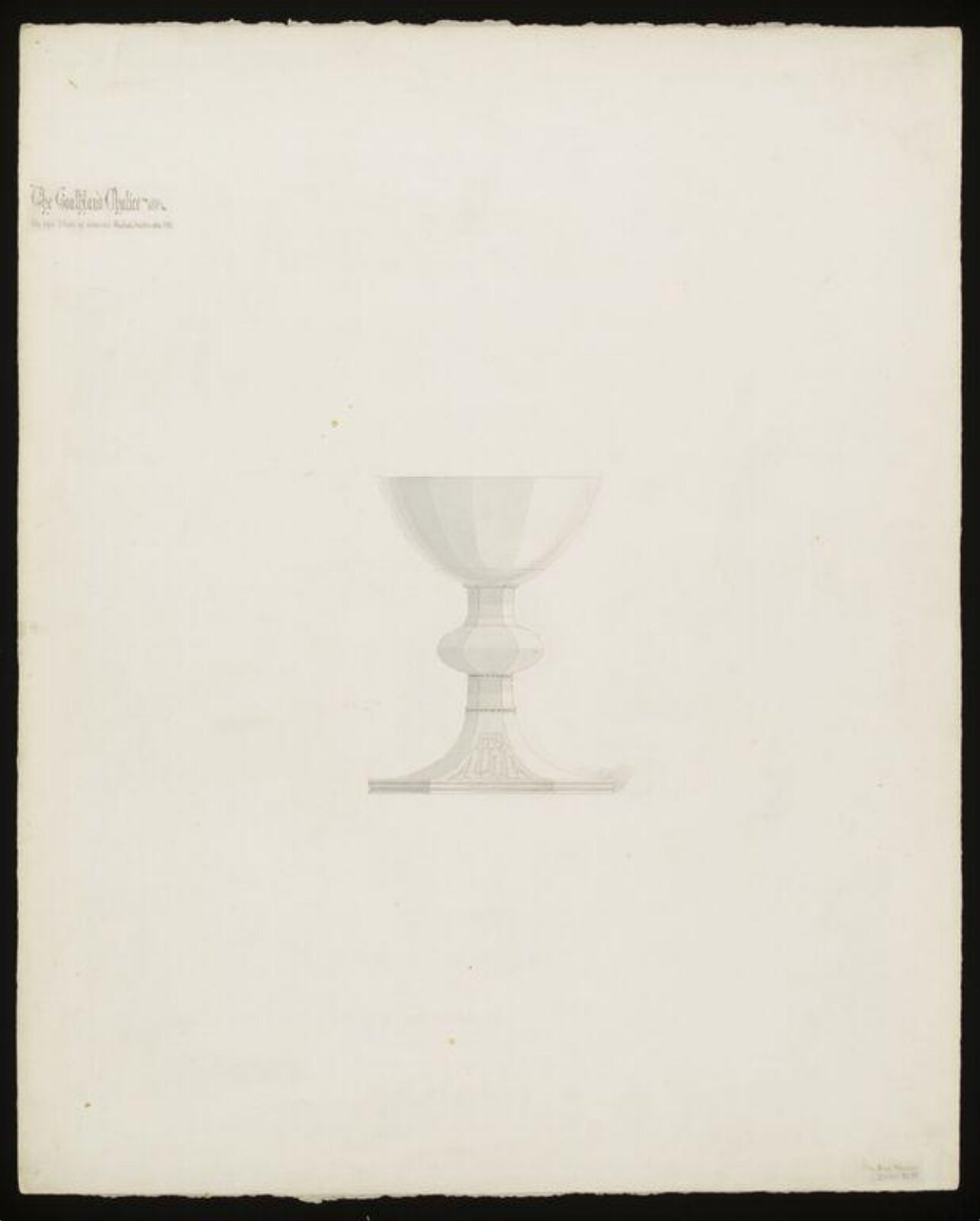 The Goathland Chalice, Frank Theodore, 1910-1912