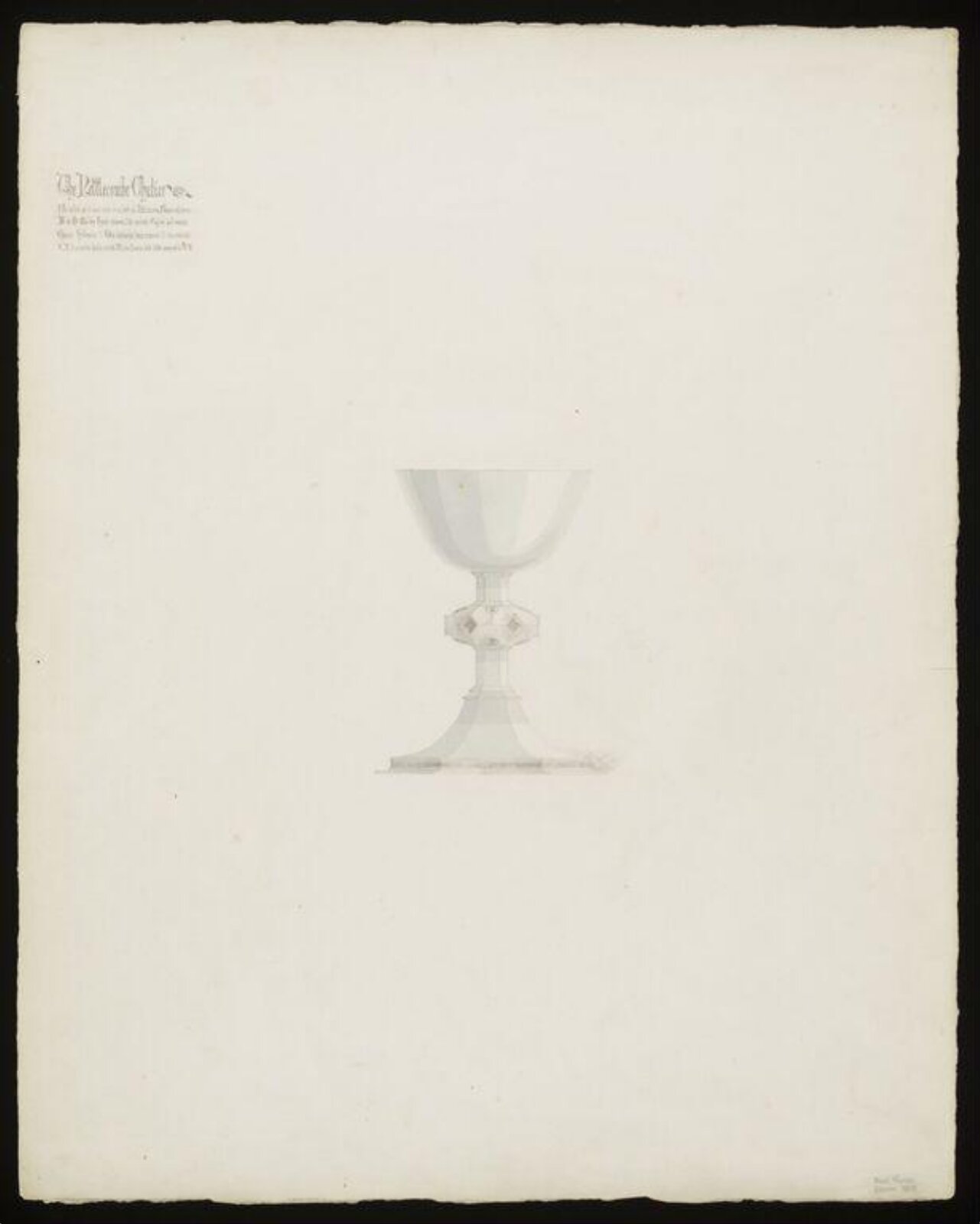The Nettlecombe Chalice, Frank Theodore, 1910-1912