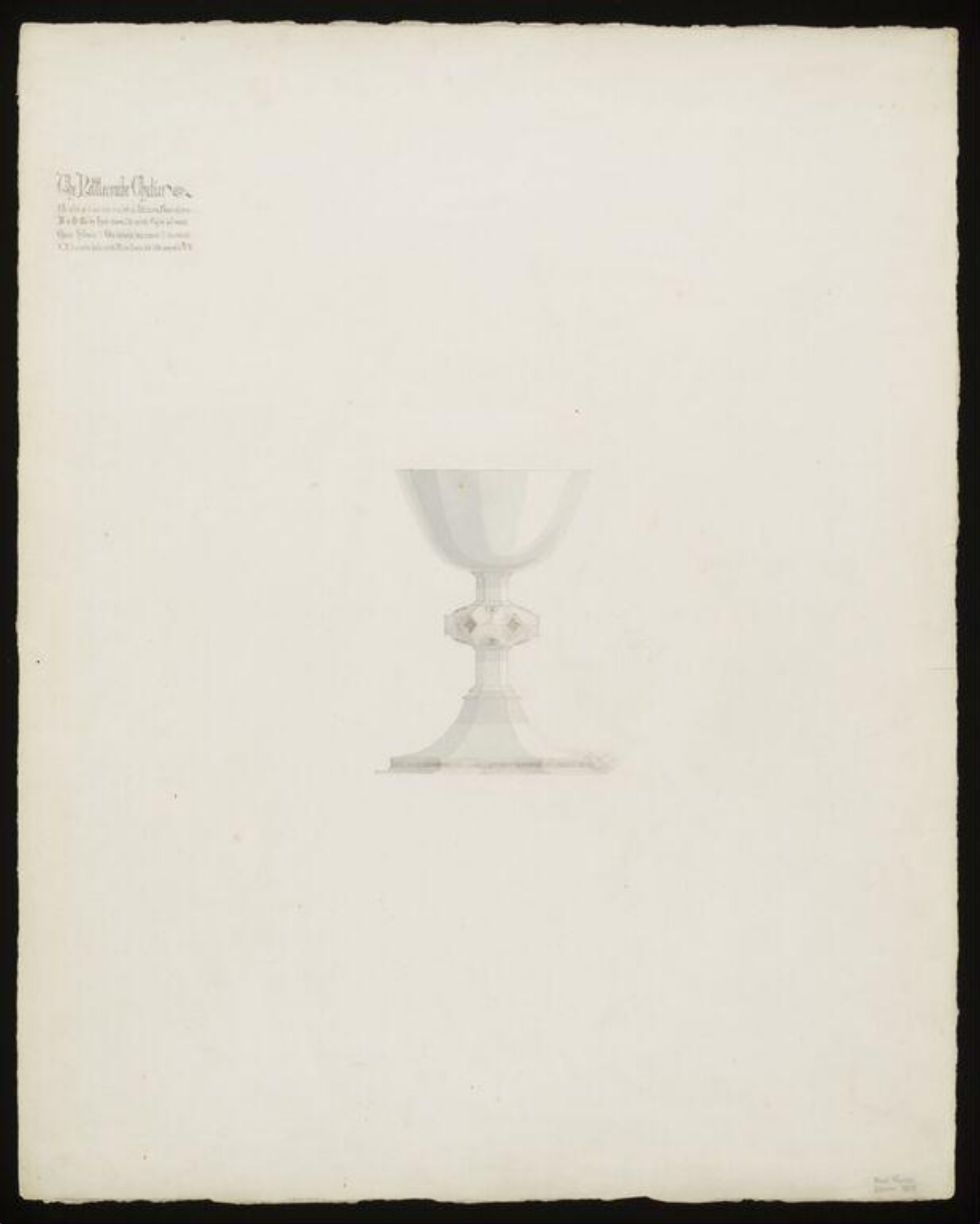 The Nettlecombe Chalice, Frank Theodore, 1910-1912
