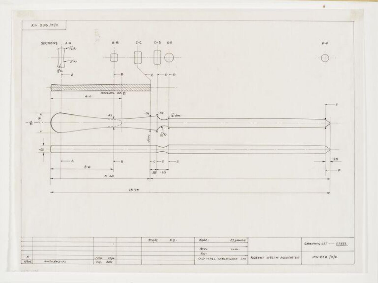 Drawing, Robert Welch