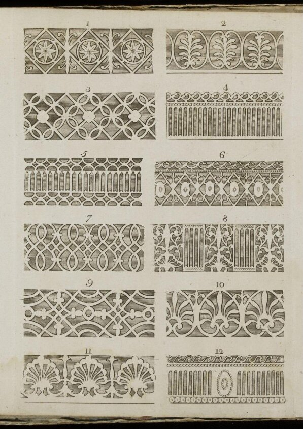 Metalwork Pattern Book: Fire Grate, Stove, Balcony and Fencing Designs