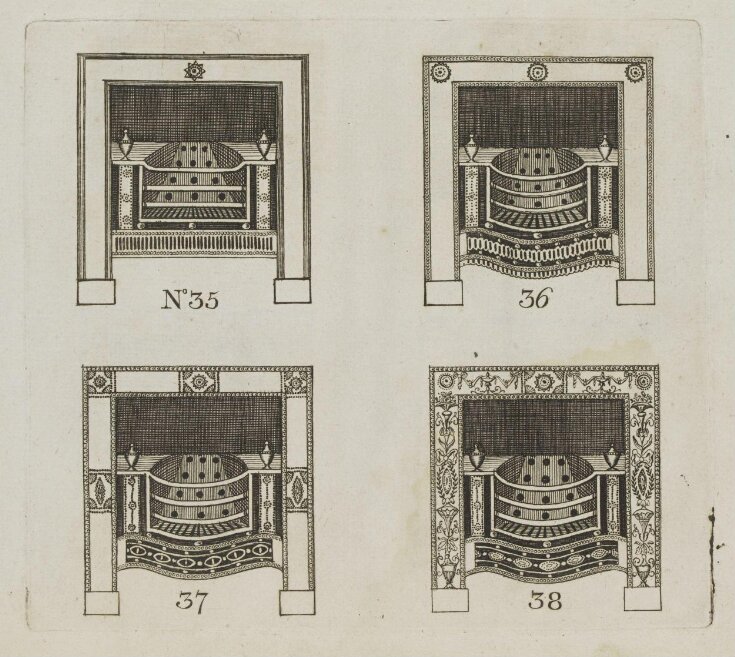 Metalwork Pattern Book: Fire Grate, Stove, Balcony and Fencing Designs top image