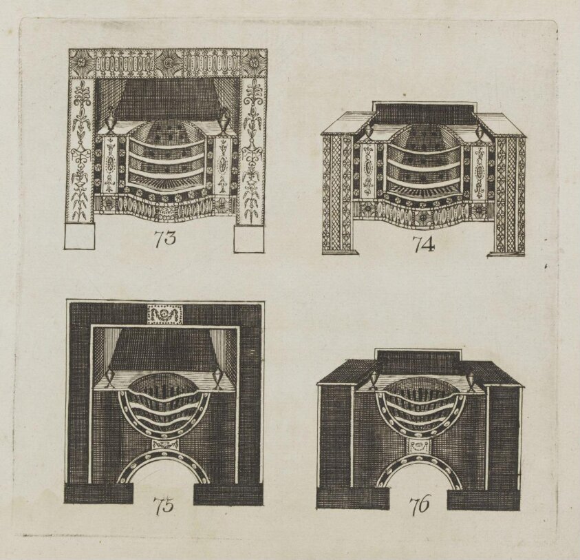 Metalwork Pattern Book: Fire Grate, Stove, Balcony and Fencing Designs