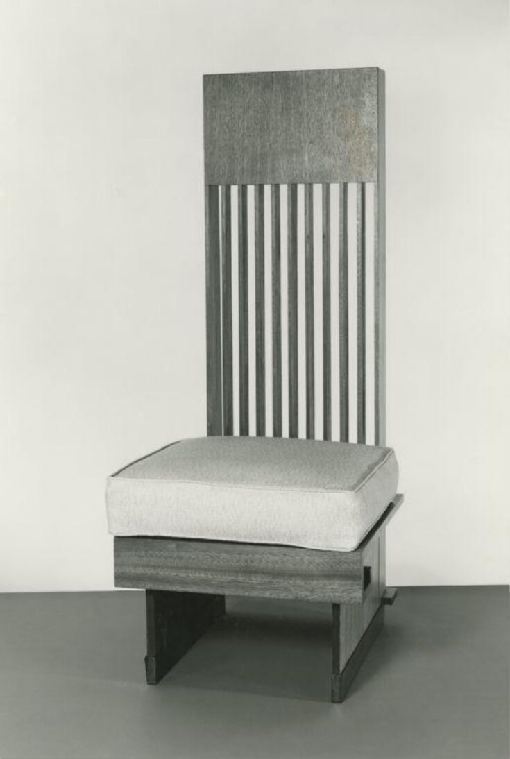 High-backed chair top image