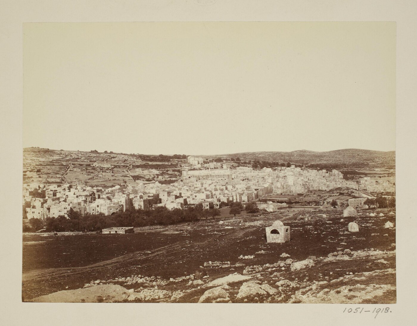 unknown, Palestine, Hebron, general view from Quarantine Hill