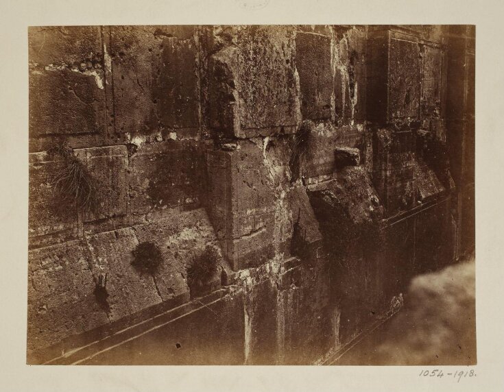  Palestine, Hebron, masonry of wall of Haram top image