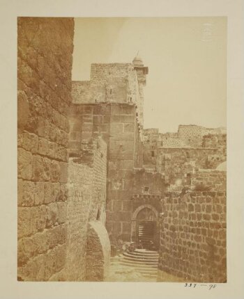  Palestine, Hebron, Haram mosque, south west facade