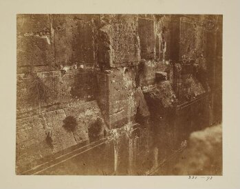  Palestine, Hebron, masonry of wall (western side)