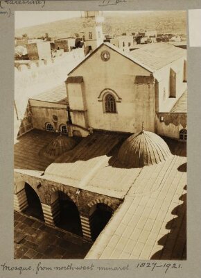 View from minaret over al-Haram al-Ibrahimi, Hebron