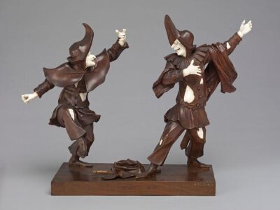 Two Peasants Dancing, ca. 1750