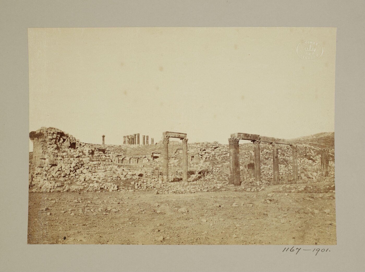 unknown, Jordan, Gerasa, View of smaller theatre from the north