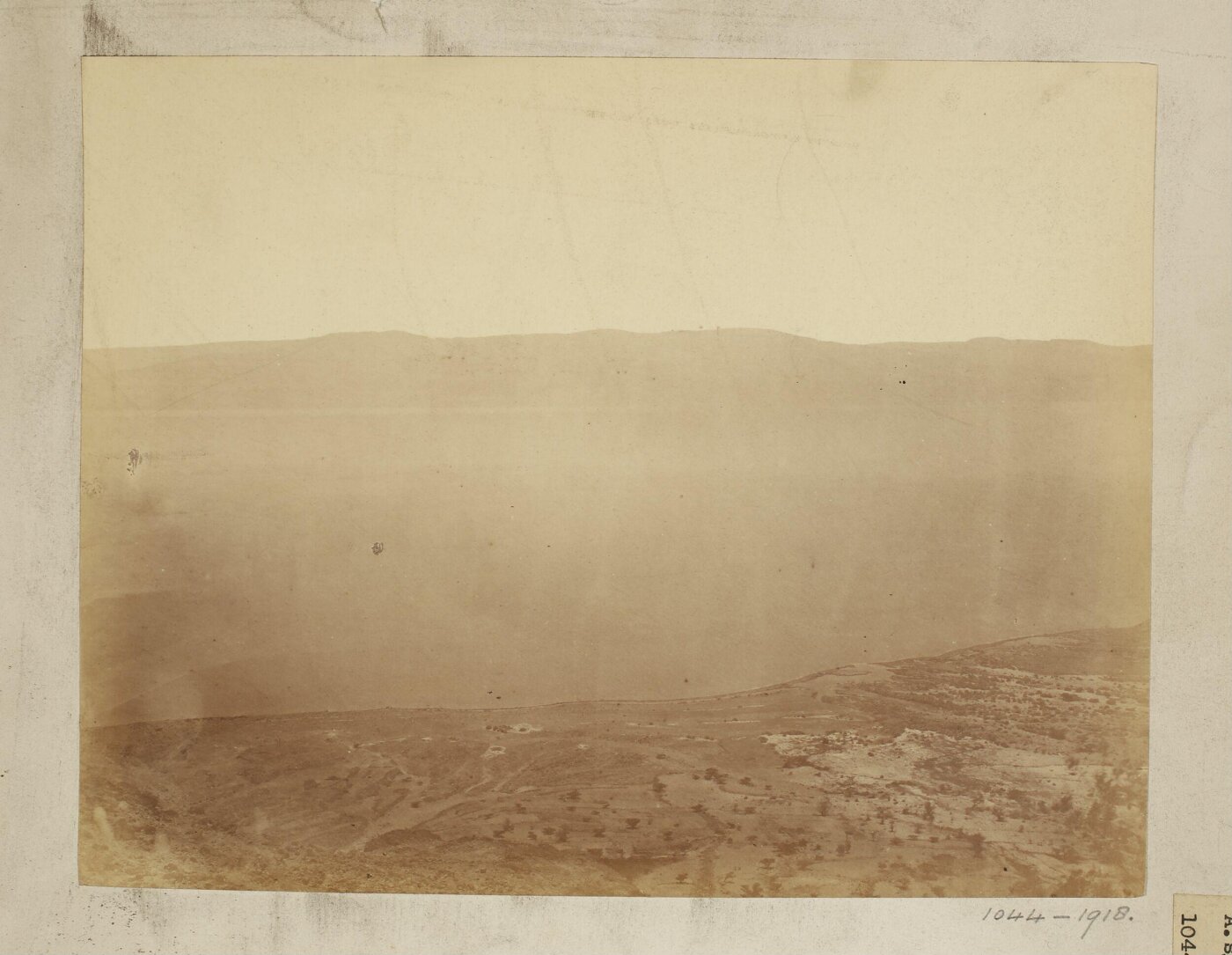 unknown, Palestine, Dead Sea, view from Ain Jidi