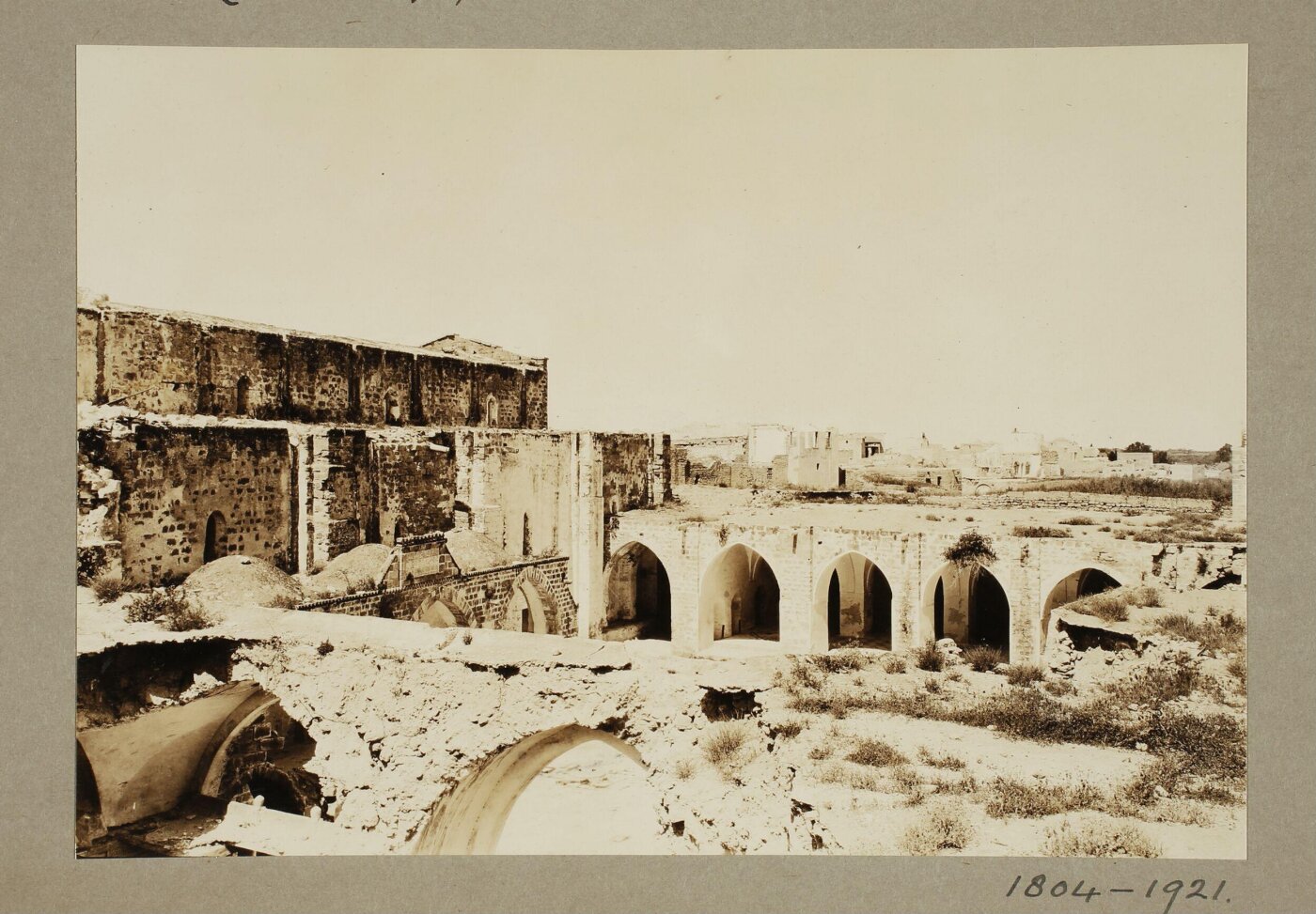 K.A.C. Creswell, Palestine, Gaza, Church (now Mosque), from northeast