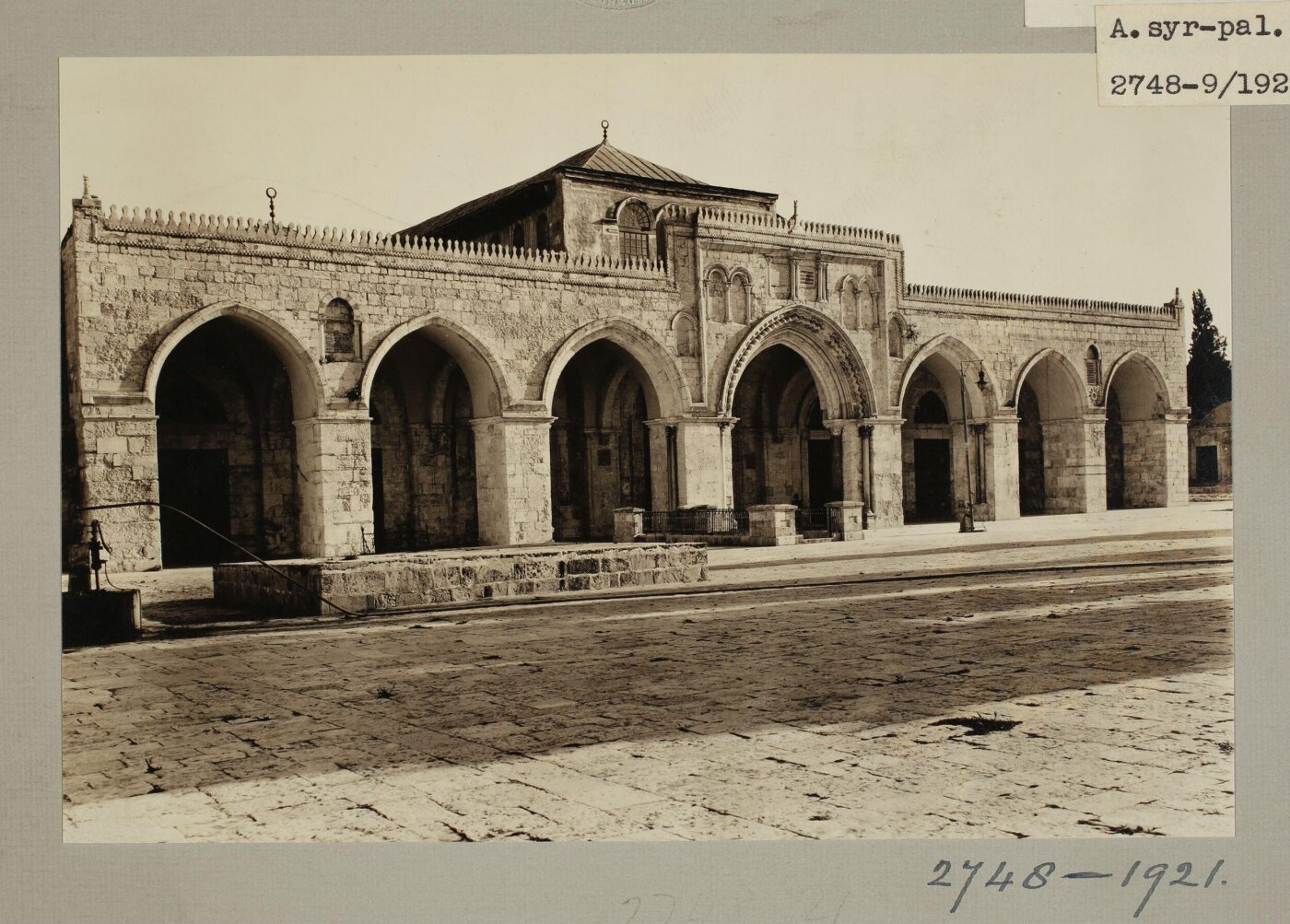 K.A.C. Creswell, Photograph