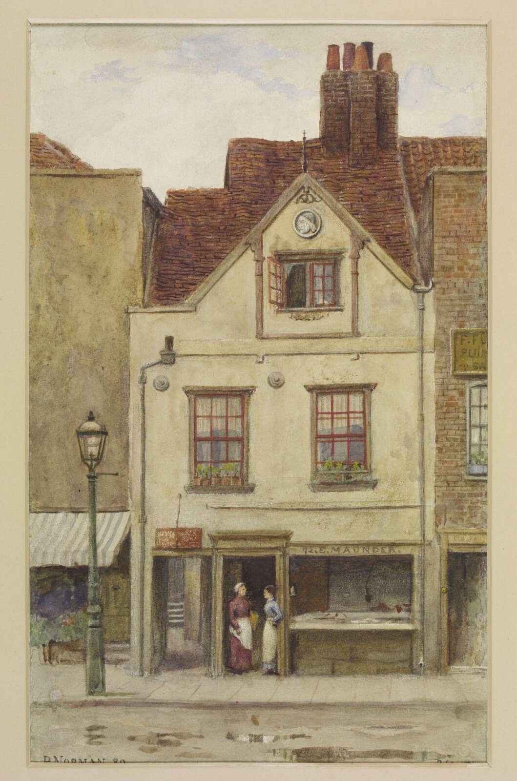 Drawing, Philip Norman, 1887