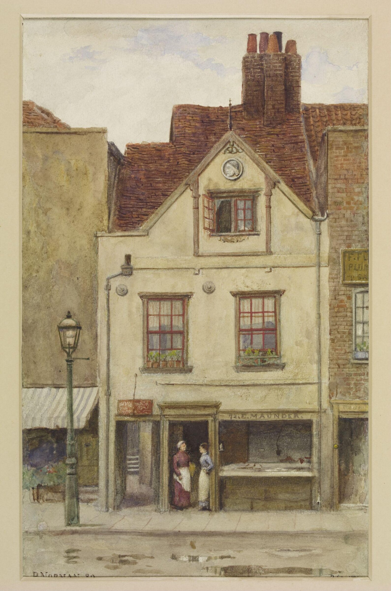 Drawing, Philip Norman, 1887