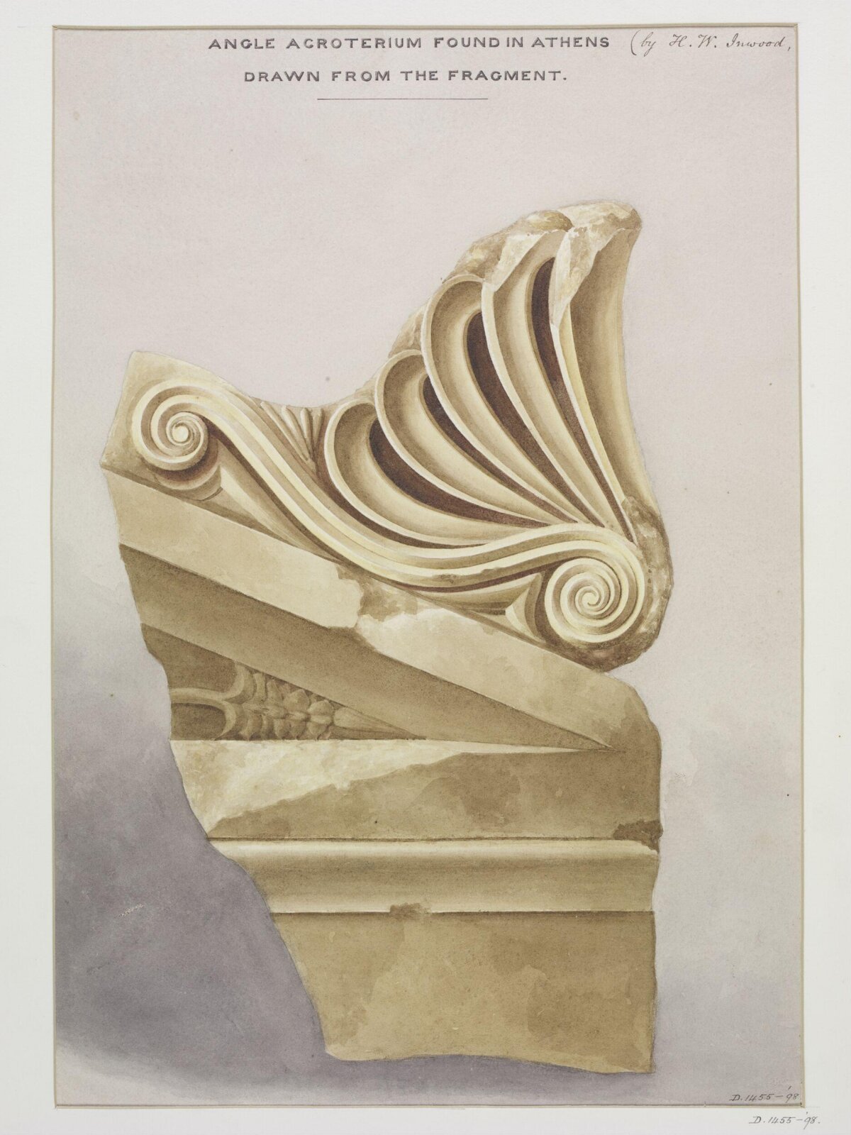 Drawing, Henry William Inwood, c. 1814-1843