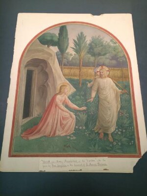 Copy after Christ and Mary Magdalene in the Garden, Fra Angelico in the Museo di San Marco (Florence)