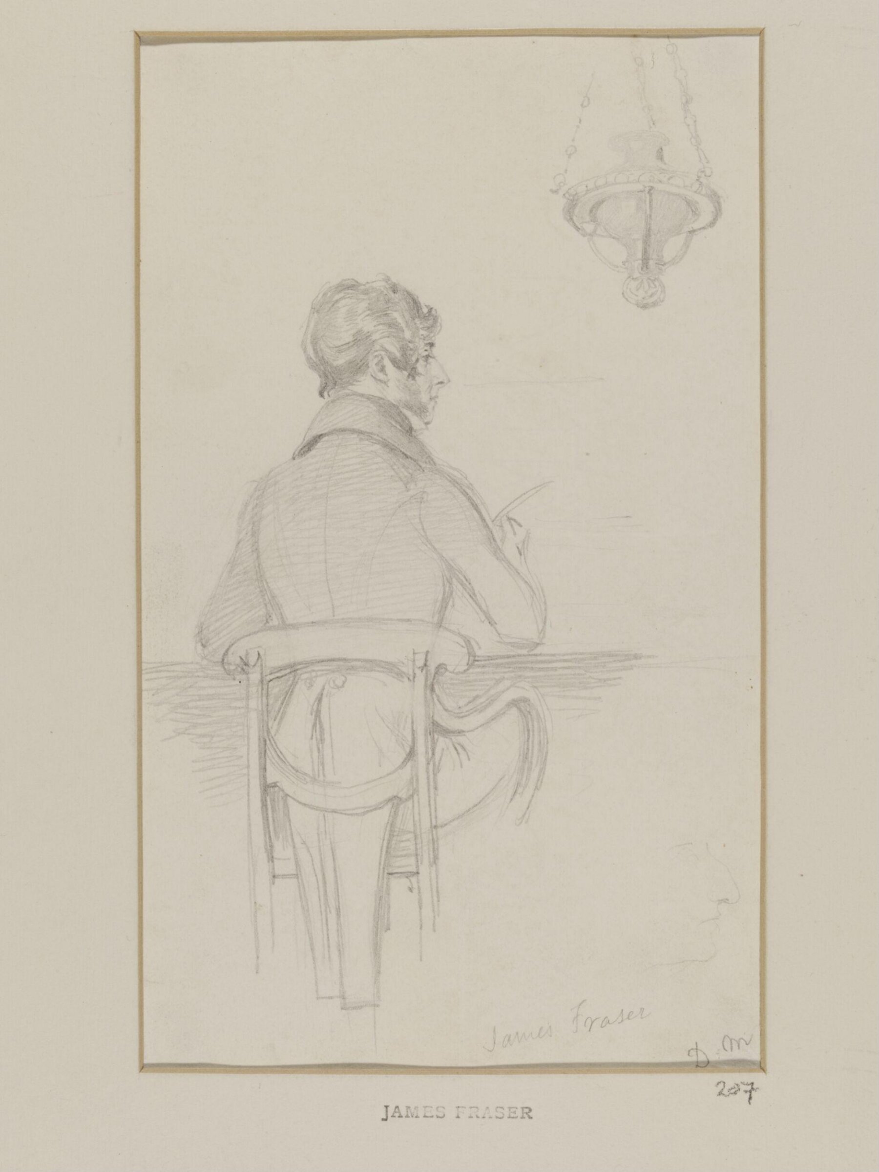 Portrait of James Fraser, Daniel Maclise, ca. 1825-70