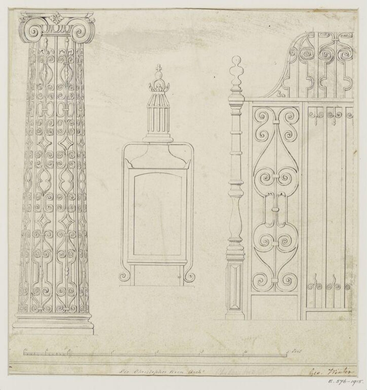 Drawing, George Winter, early 1910s
